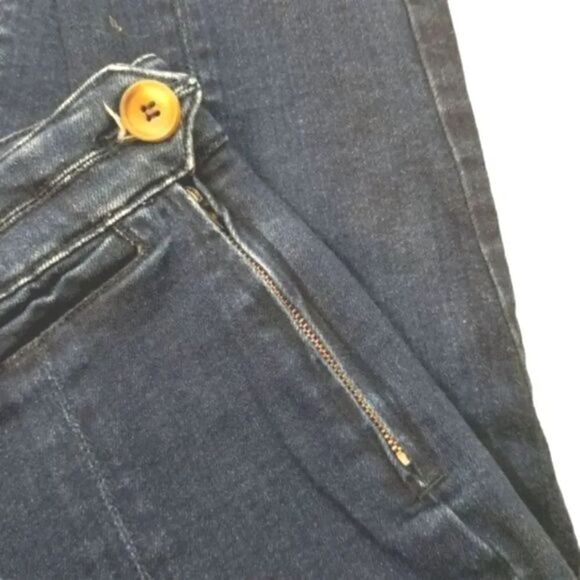 Anthro Pilcro and the Letterpress High Rise Split Ankle Skinny Denim Size 25 - Picture 9 of 13